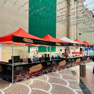 Food Carnival Canopy Branding
